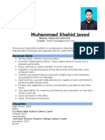 Shahid CV