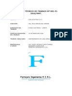 Informe Megado de Trafos