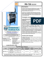 RS 750 CC - CV Español PDF