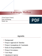 Carnegie Mellon: (Your Project Name)