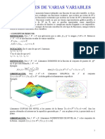 Funciones de Varias Variables