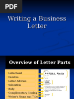 Chapter 2 Writing A Business Letter