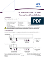 Tis 0012 Axle Loads and Weight Distribution Issue 1 PDF