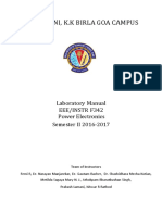 Power Electronics Lab Manual