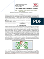 Quantum Current in Graphene Nano Scrolls Based Transistor