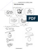 5 Años - Evaluación Final