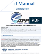 APPI Pilot Manual Legislation