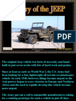 History of Thejeep