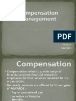 Compensation Management: Prepared By: Vipul Kailash Saurabh