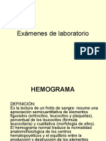 Exámenes de Laboratorio