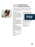 Adobe Certified Datasheet