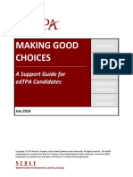 Making Good Choices: A Support Guide For Edtpa Candidates