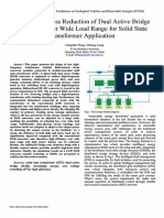 Research On Loss Reduction of Dual Active Bridge Converter Over Wide Load Range For Solid State Transformer Application