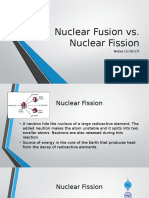 Nuclear Fission V Fusion