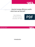 40 Years of Industrial Energy Efficiency Audits