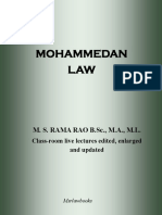 Mohammadan Law 