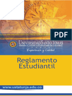 Reglamento Estudiantil Usta