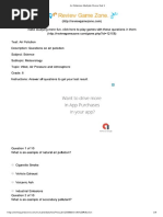 Air Pollution Multiple Choice Test 1