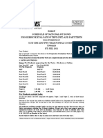 Schedule of National Sit-Down Progressive Evaluation Test (Pet) and Part Tests Our One and Two Year Postal Courses IIT-JEE, 2011