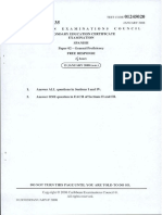 CSEC Spanish January 2008 P2 PDF