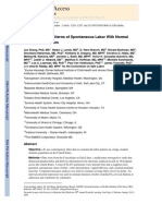 Contemporary Patterns of Spontaneous Labor With Normal Neonatal Outcomes