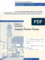 Para Uma Leitura Da Obra Do Prof. JFG 1998