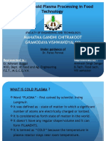 SEMINAR - Cold Plasma Processing in Food Technology: Mahatma Gandhi Chitrakoot Gramodaya Vishwavidyalaya