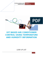 Iot Based Air Conditioner Control Using Temperature and Humidity Information