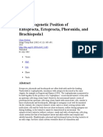 The Phylogenetic Position of Entoprocta