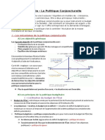 BTS Tertiaires - Fiche D'économie - La Politique Conjoncturelle