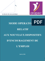 Mode Opératoire ANAPEC v3