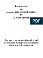 Presentation On Tap Hole Management Practice by A. Chakraborty