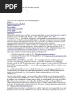 Isolated Thrombocytopenia (Ie, Patients in Whom The Remainder of The Blood Count Is Normal, and