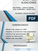 Zinc y Sus Aleaciones