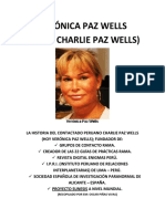 La Historia Del Peruano Charlie Paz Wells y El Proyecto Sunesis PDF