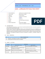 Trabajo 1º Unidad de Aprendizaje - IV - Bim - 2013