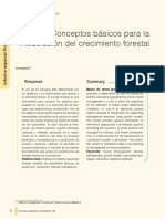 Conceptos Basicos para La Modelacion Del Crecimiento Forestal