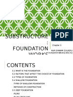 Chapter 3 - Substructure Foundation Works