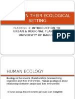 Docslide - Us - Humans in Their Ecological Setting