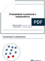 Probabilidade Condicionada e Independencia