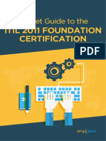 Pocket Guide To The ITIL 2011 Foundation Certification 1 2