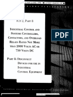 Ics 2 Part 8 Industrial Control and Systems Controllers, Contactors, and Overload Relays Rated Not More Than 2000 Volts Ac or 750 Volts DC