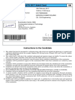 R208 H53 Admit Card