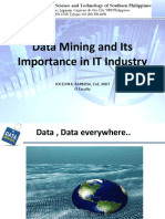 The Importance of Data Mining in IT Industry