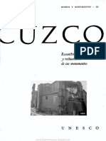 Cuzco. Reconstrucción de La Ciudad y Restauración de Sus Monumentos