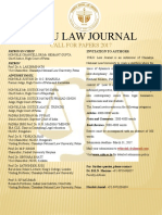 Cnlu Law Journal: Call For Papers 2017