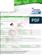 MSDS - Alcohol Isopropilico PDF