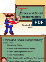 Ethics and Social Responsibility