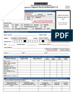 Engineer Electro Medical (BPS-17) : Application Form