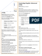 Cambridge English: Advanced (CAE) : Closest Test Centre